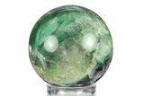 Colorful Banded Fluorite Sphere - China #285081-1